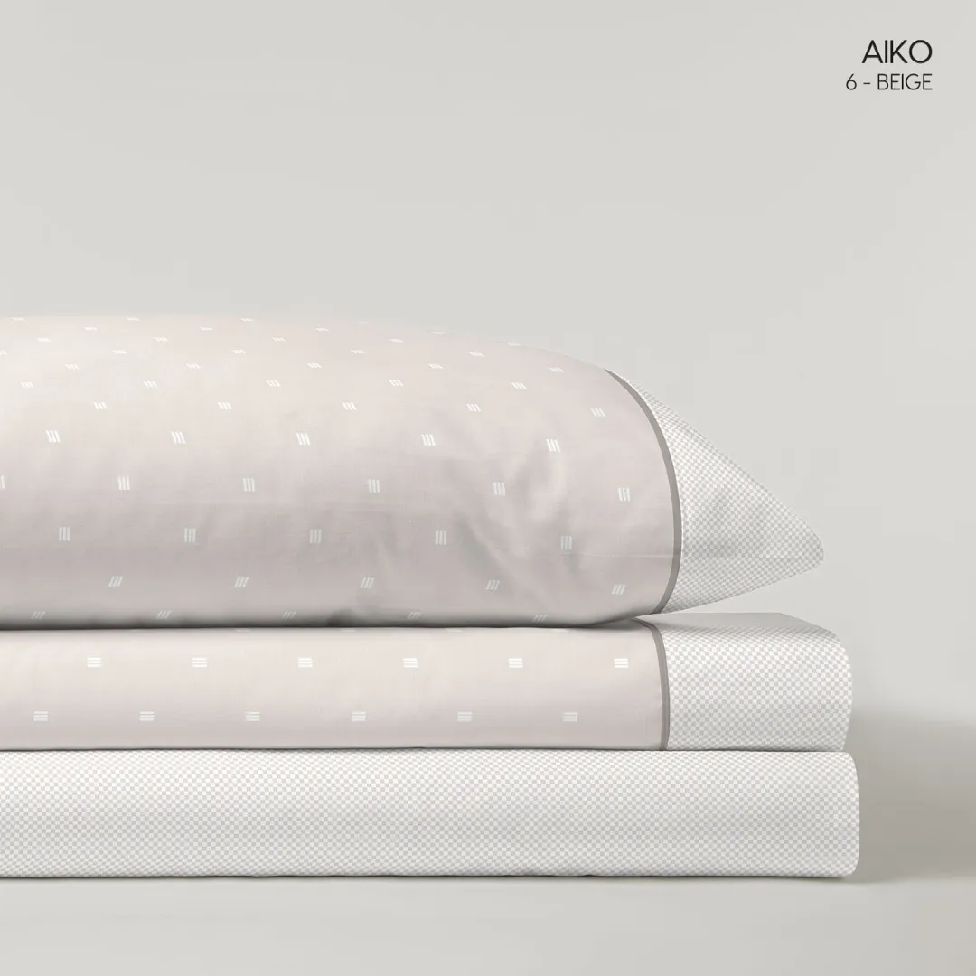 Juego de Sábanas Aiko Beige