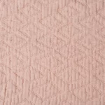 Plaid para cama en 100% algodón Monde Rosa