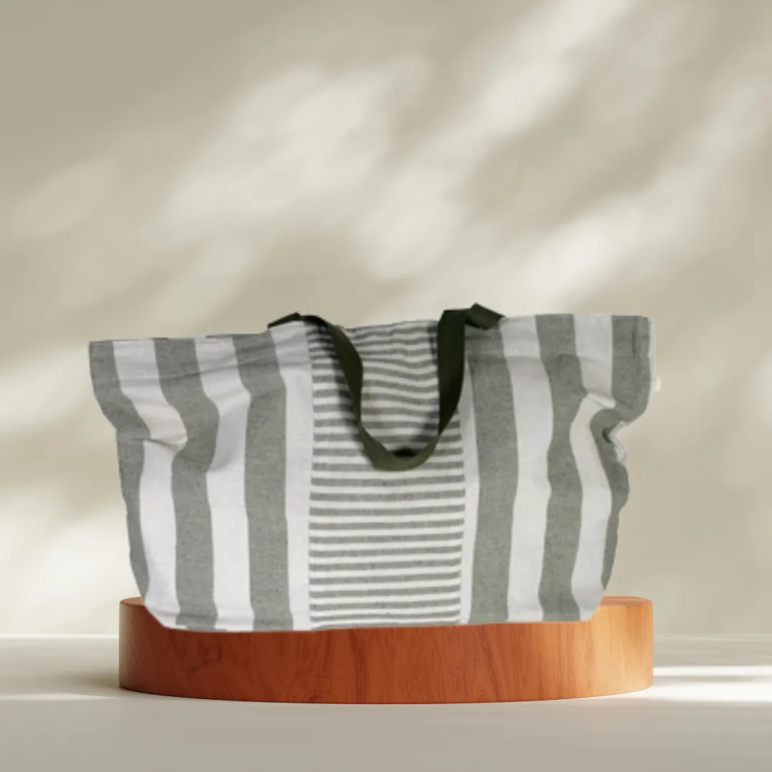 Bolso de Lino Kaki