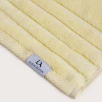 Toalla de baño en 100 % algodón amarilla