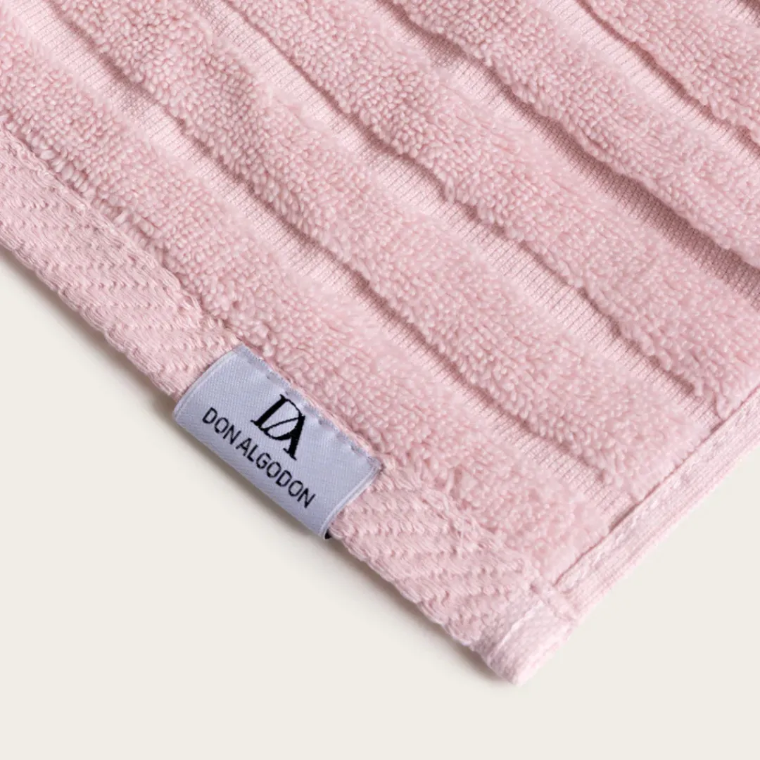 toalla de baño rosa 100% algodón
