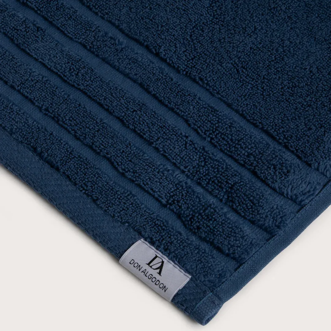 toalla de baño azulmarino 100% algodón