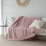 Plaid Aguadulce rosa