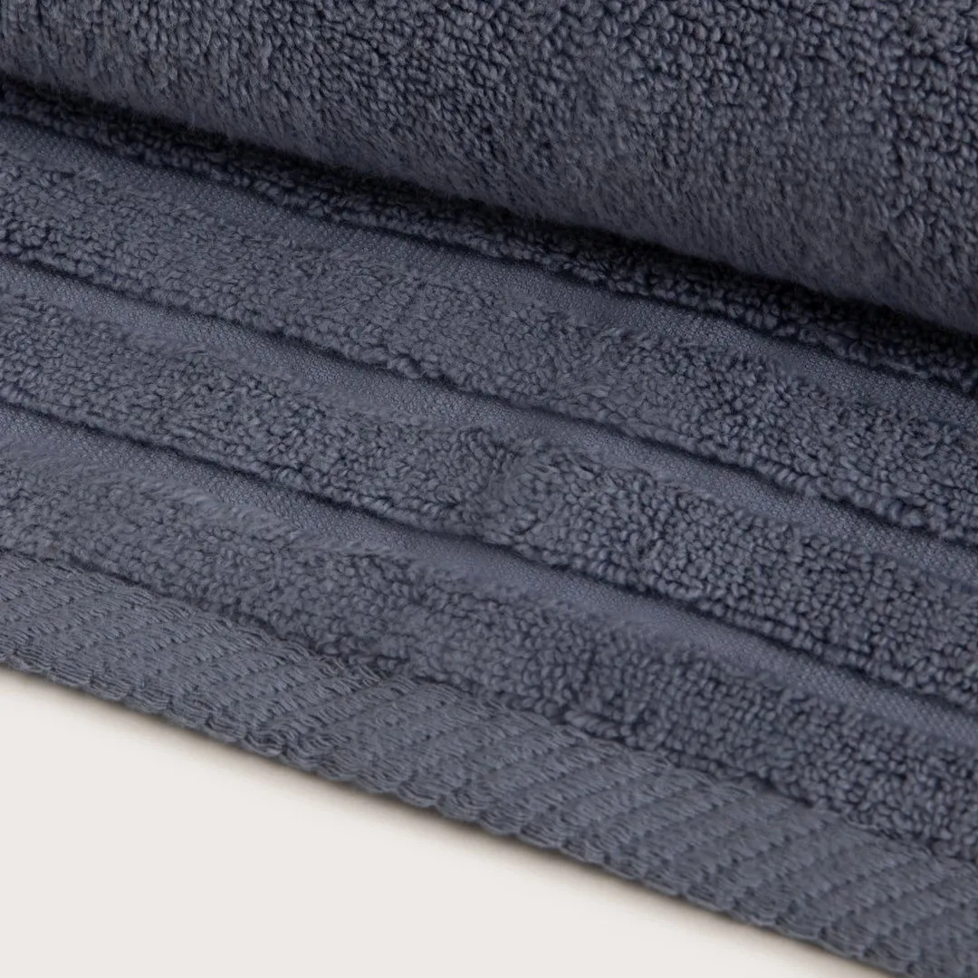toalla para baño azul