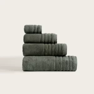 Toalla de baño en 100% algodón verde