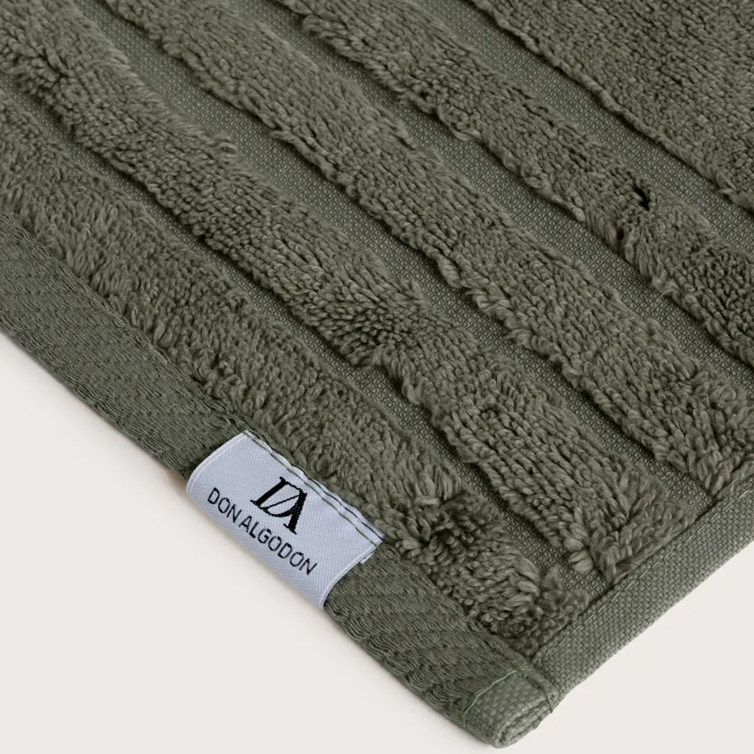 toalla 100% algodón verde