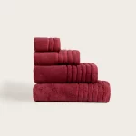Toalla de baño en 100% algodón Vino