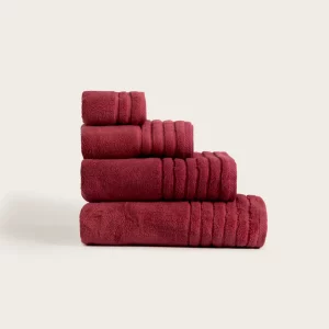 Toalla de baño en 100% algodón Vino