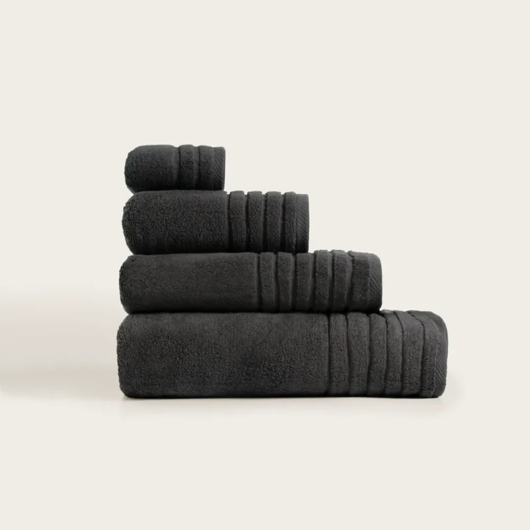 Toalla de baño en 100% algodón gris