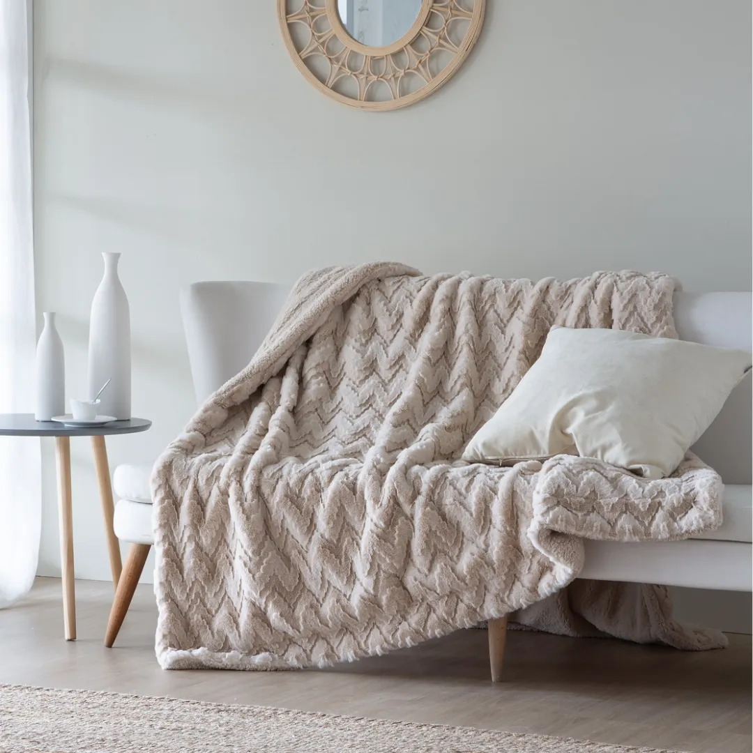 Plaid Aguadulce Beige