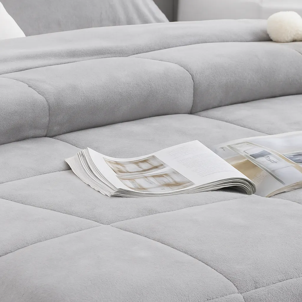 Plaid de cama gris Nijar